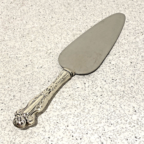 Vintage Silverplated Flatware Hostess Cake Pie or Dessert Server Art Nouveau - Picture 1 of 7